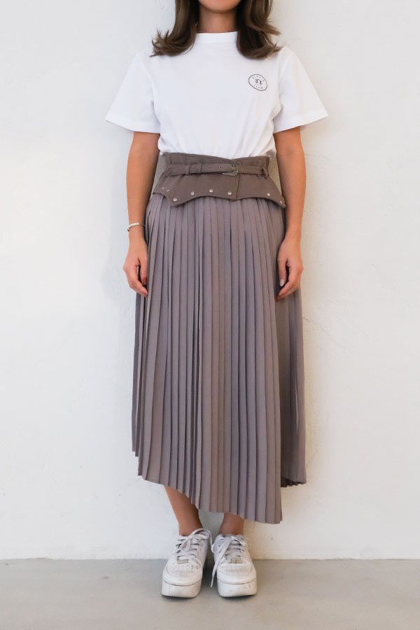 Rib Knit Pencil Skirt - ALEXIA STAM