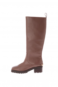 Alternative view of Back Chain Long Boots Brown