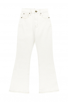 Alternative view of Bootscut Pants White