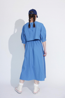 puff-sleeve-cropped-top&dress-set-blue-04-1