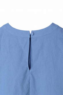 puff-sleeve-cropped-top&dress-set-blue-12