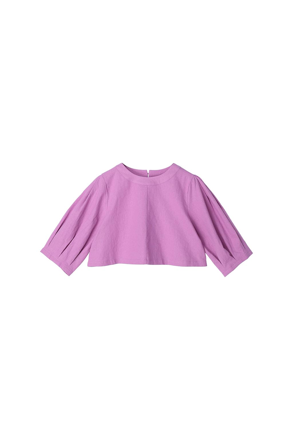 puff-sleeve-cropped-top&dress-set-pink-12