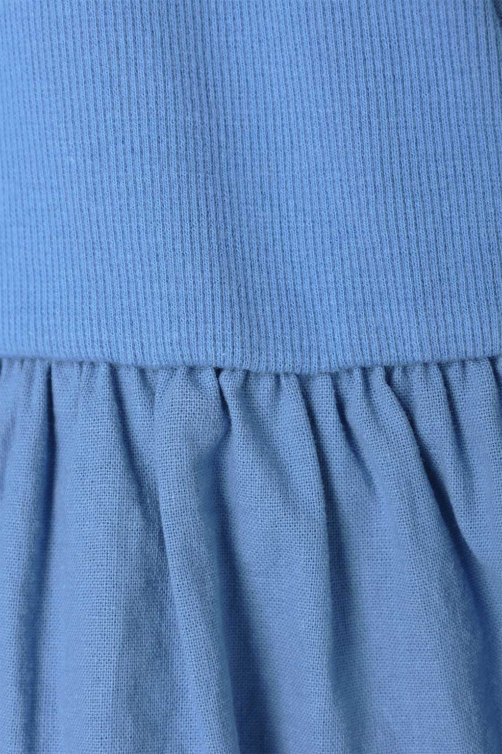 BABY ALEXIA Frill Sleeve Dress Blue11