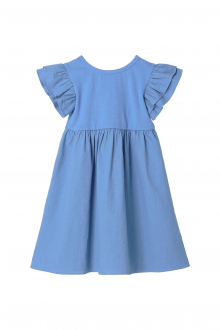 BABY ALEXIA Frill Sleeve Dress Blue9