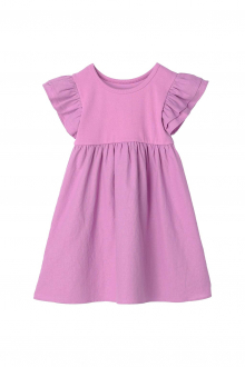 BABY ALEXIA Frill Sleeve Dress Pink2