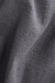 Cotton Linen Relax Wide Pants Ash Gray16