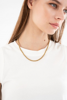 Rope Chain Necklace Gold1