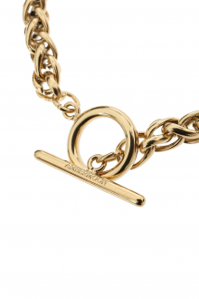Toggle Clasp Rope Chain Bracelet Gold5