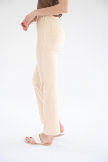 Waist String Relax Pants Ivory 4