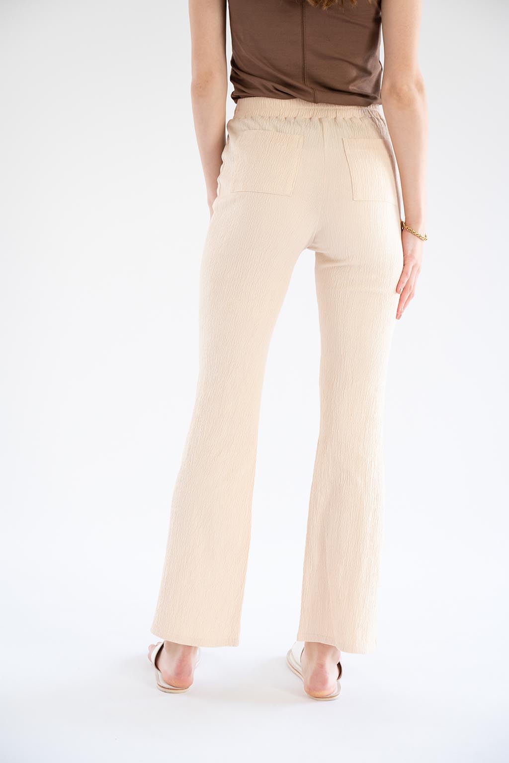 Waist String Relax Pants Ivory 5