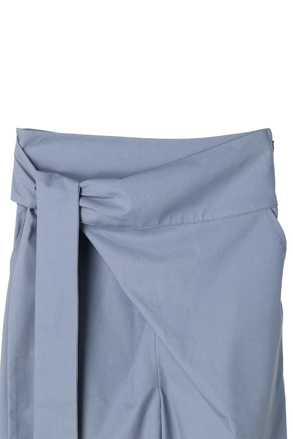 Wrap Wide Pants Blue 9