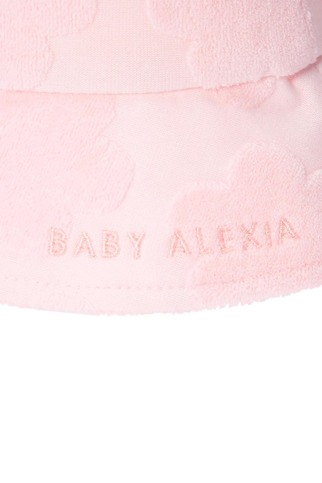 BABY ALEXIA Terry Jacquard Bucket Hat Pink 6