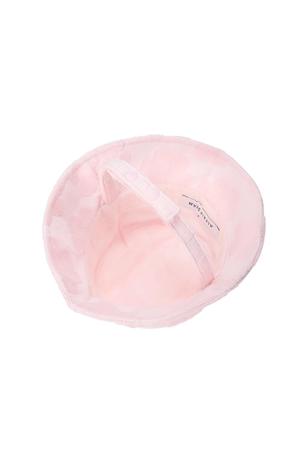 BABY ALEXIA Terry Jacquard Bucket Hat Pink 8