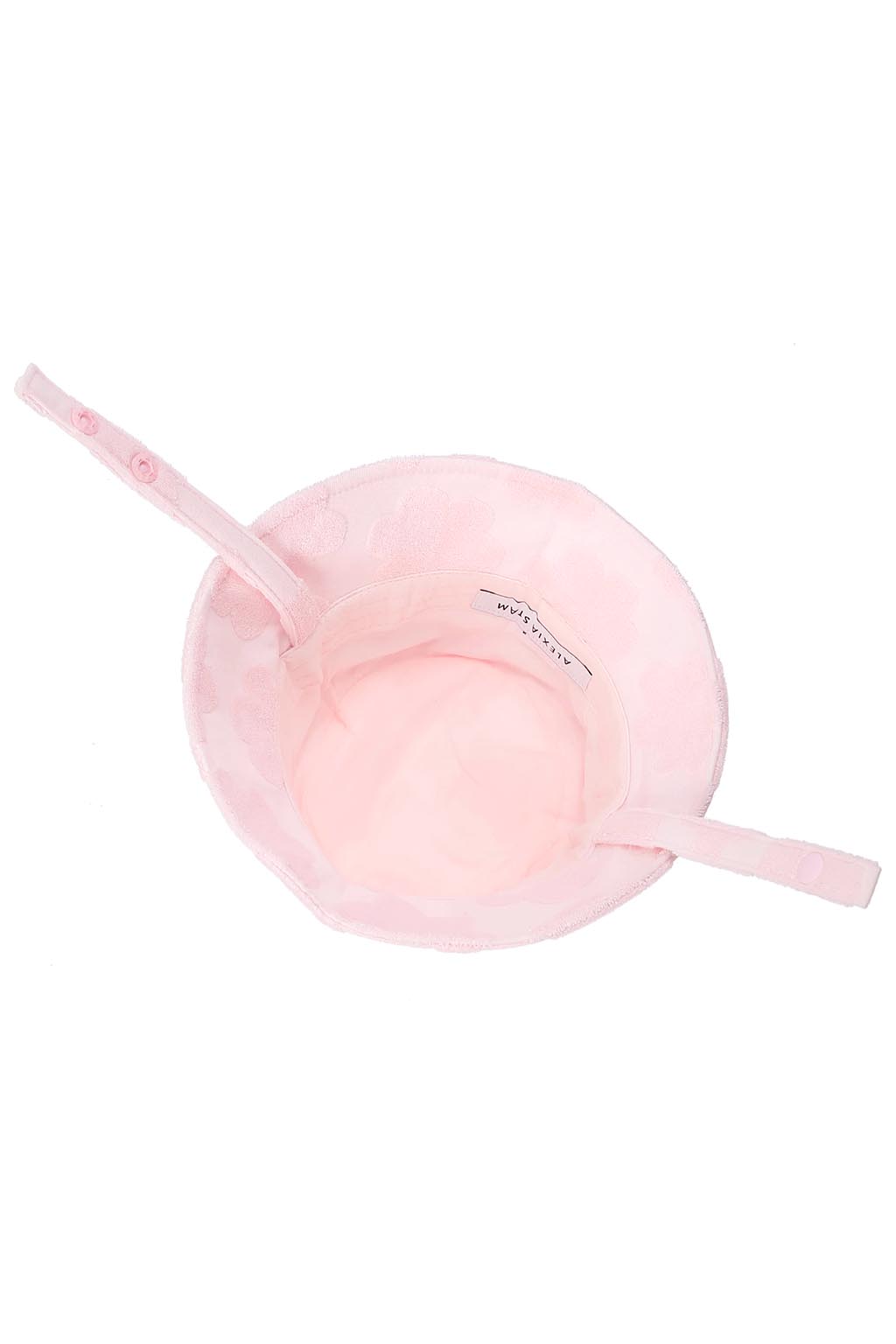 BABY ALEXIA Terry Jacquard Bucket Hat Pink 9