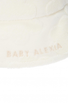 BABY ALEXIA Terry Jacquard Bucket Hat White 10