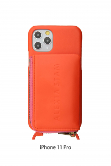 Eco Leather iPhone Case With Strap Orange 10