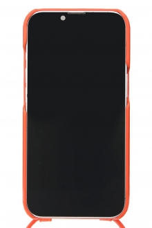 Eco Leather iPhone Case With Strap Orange 4