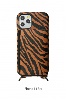 Eco Leather iPhone Case With Strap Zebra 10