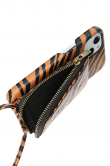 Eco Leather iPhone Case With Strap Zebra 7