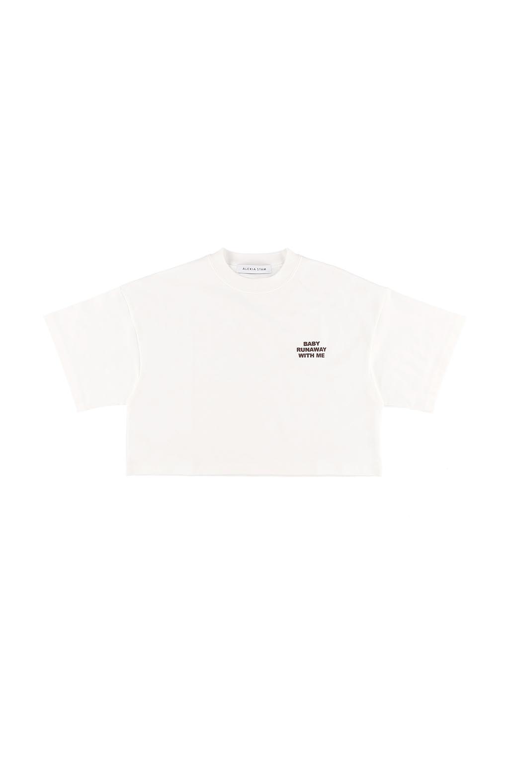 Front Message Tee White 2