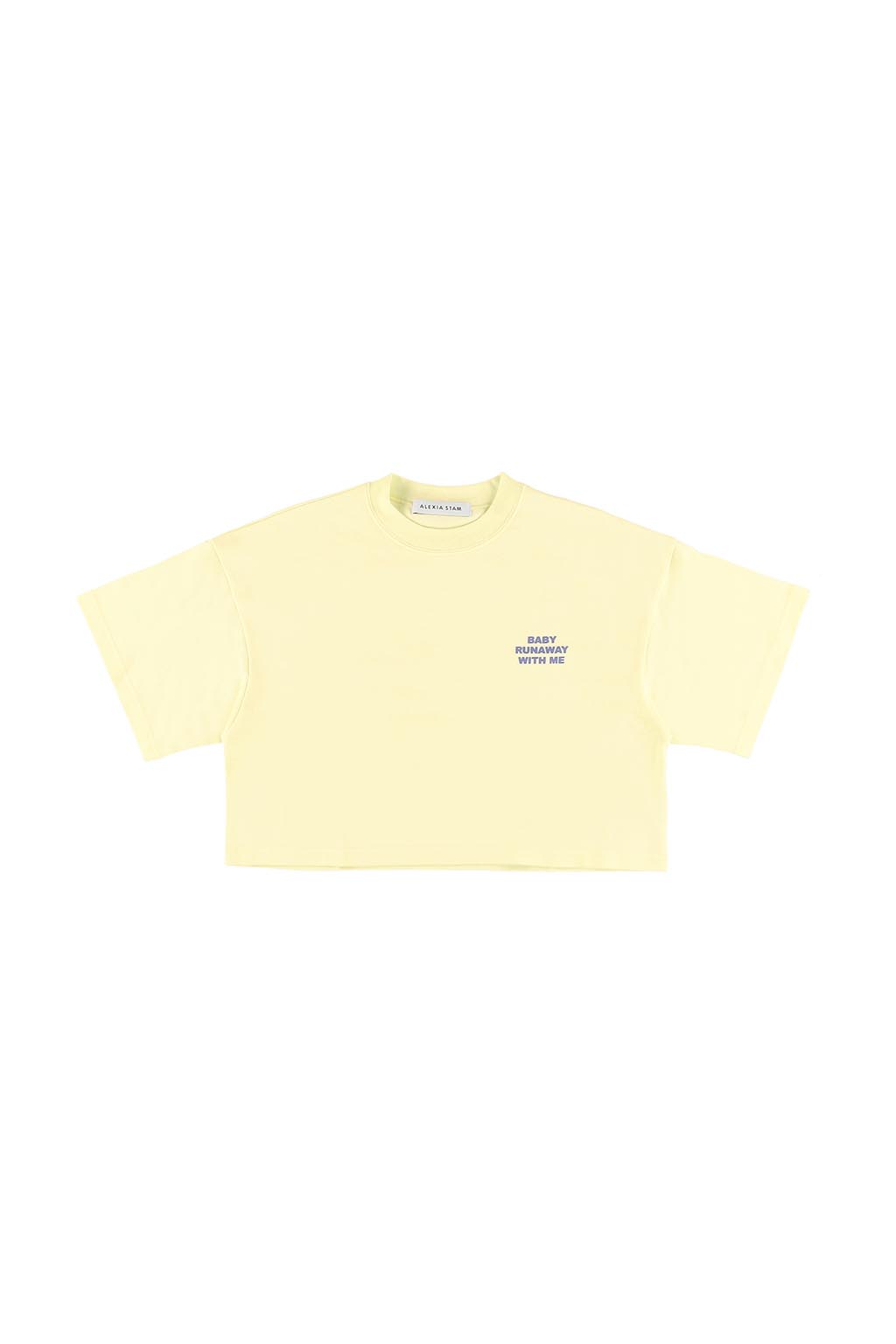 Front Message Tee Yellow 2