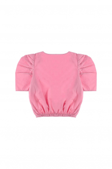 Puff Sleeve Top Pink 8