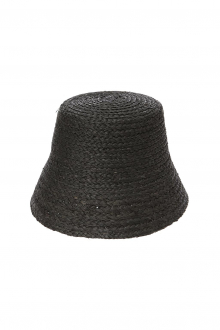 Raffia Bucket Hat Black 9