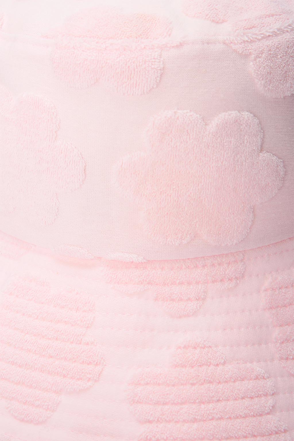 Terry Jacquard Bucket Hat Pink 10