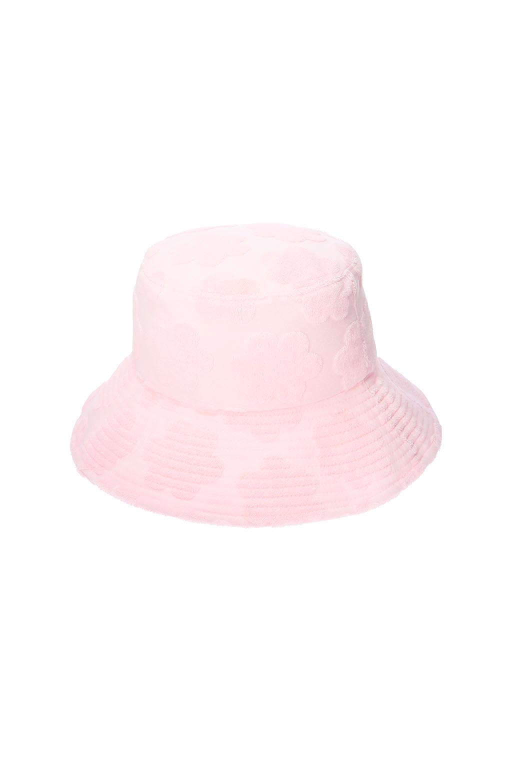 Terry Jacquard Bucket Hat Pink 6