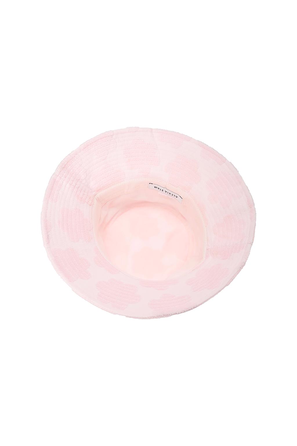 Terry Jacquard Bucket Hat Pink 7