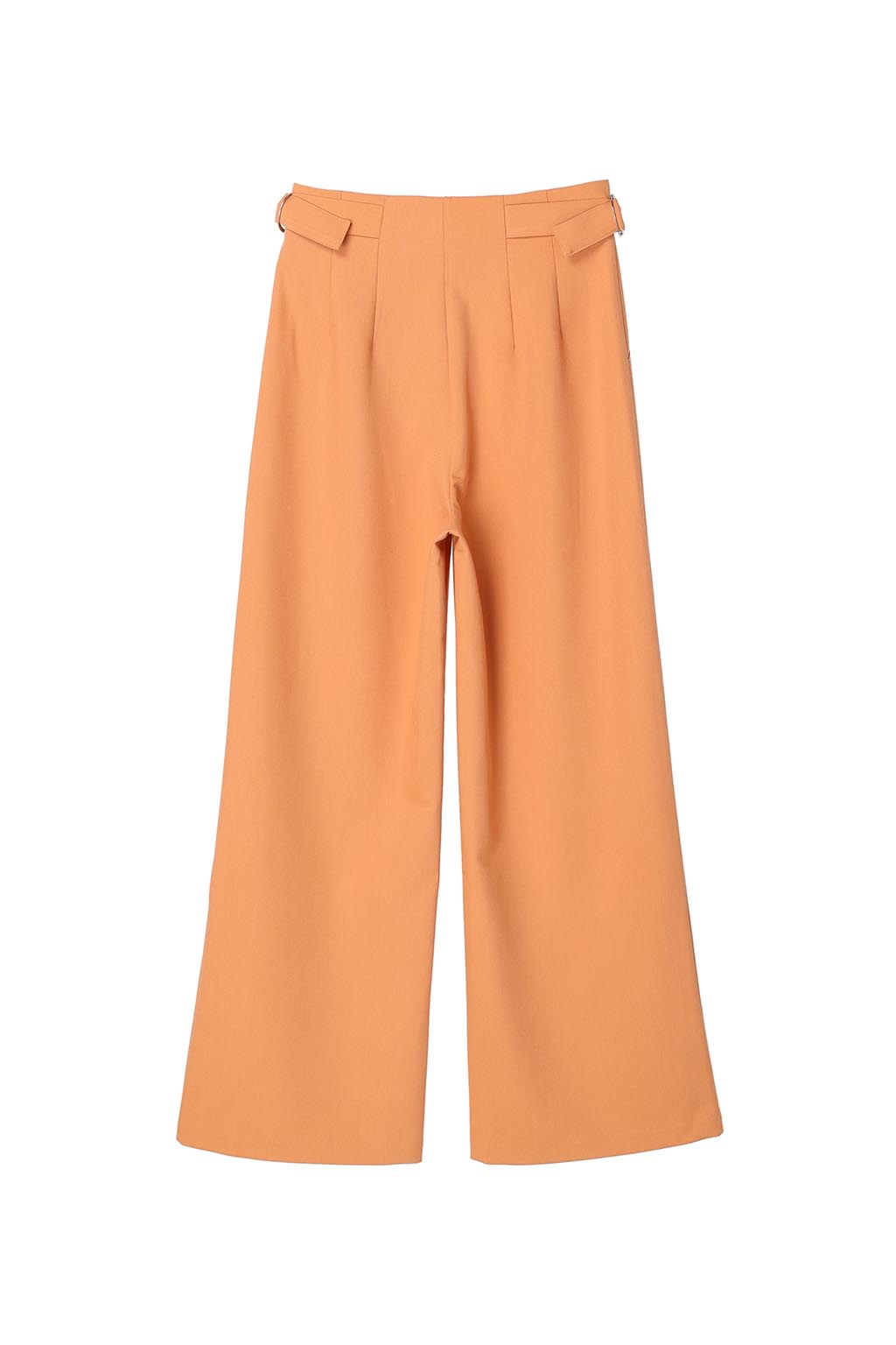 Waist Belted Color Pants Orange 8