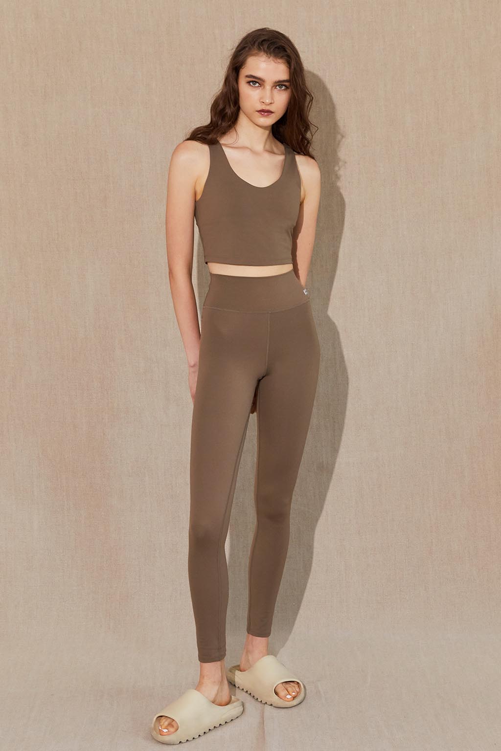 Halle Berry's Crop Top & Leggings In Sweaty Betty Campaign