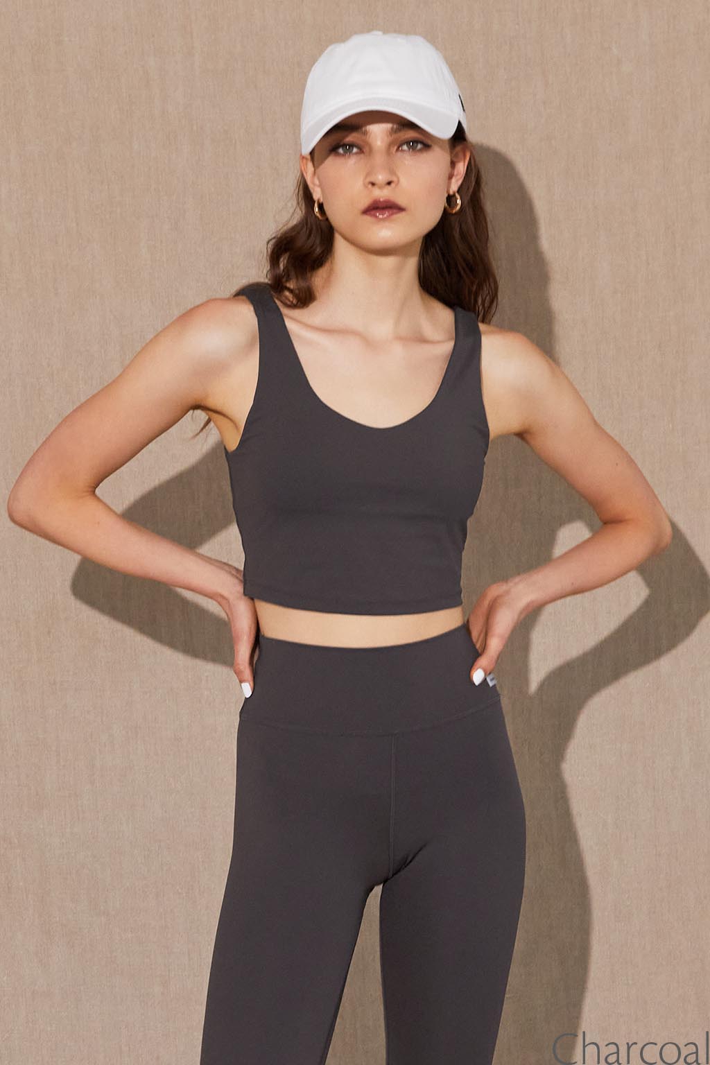 Wellness Padded Cropped Tank Top - ALEXIA STAM