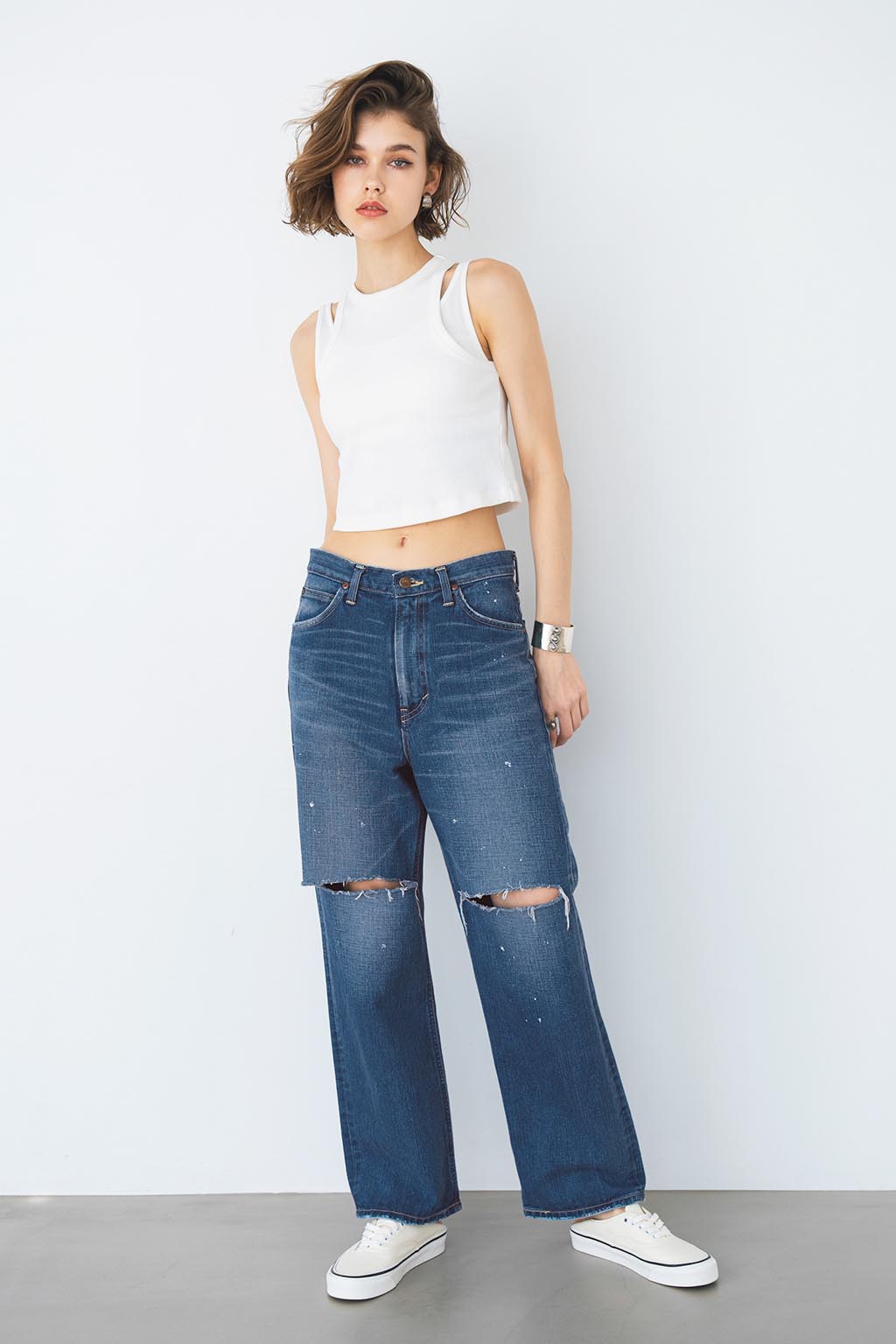 ALEXIA STAM x Lee Straight Denim Pants