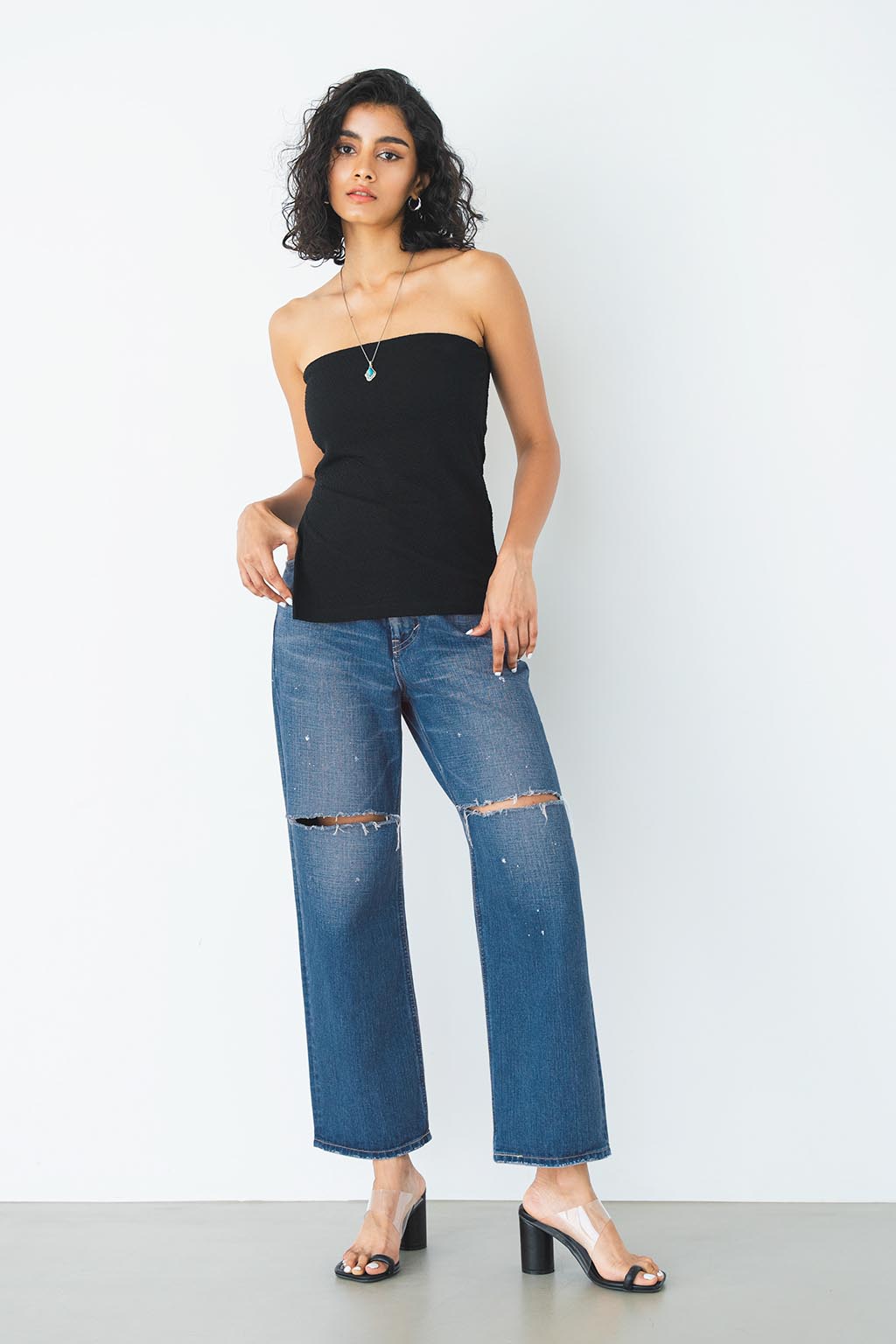 ALEXIA STAM x Lee Straight Denim Pants - ALEXIA STAM