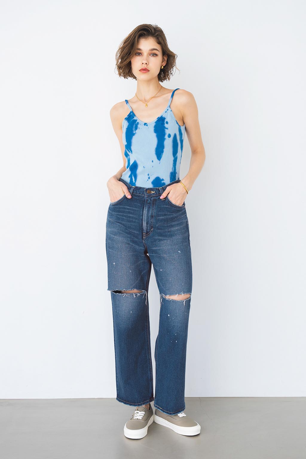 新品 ALEXIA STAM x Lee Wide Painter Pants - パンツ