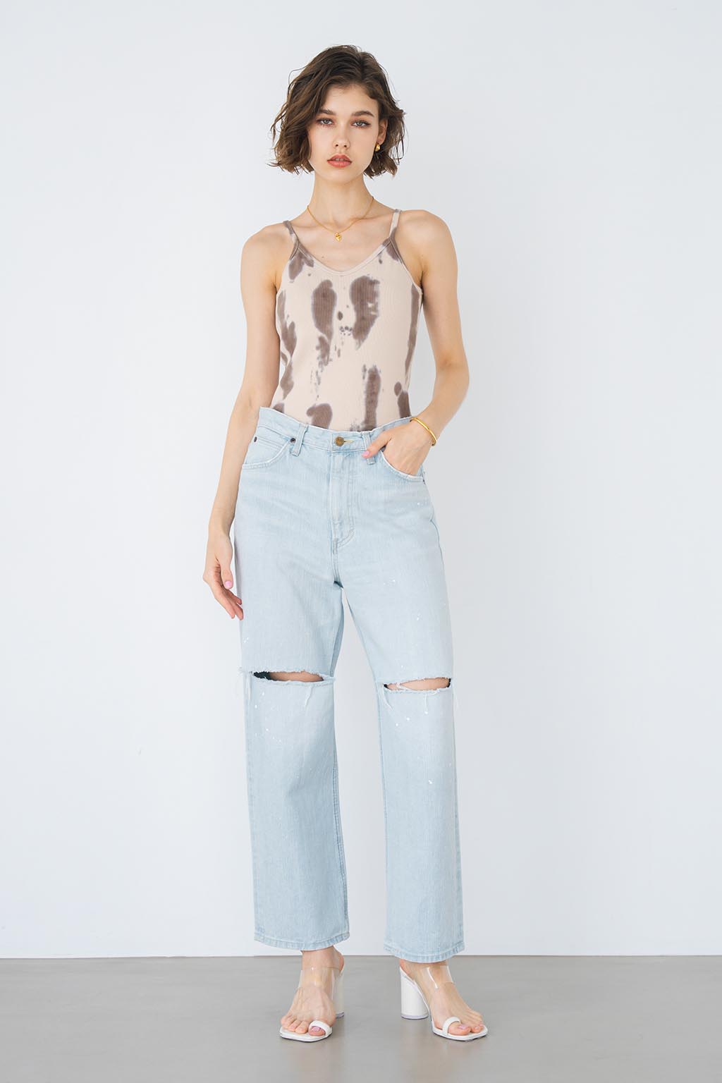 ALEXIA STAM x Lee Straight Denim Pants - ALEXIA STAM