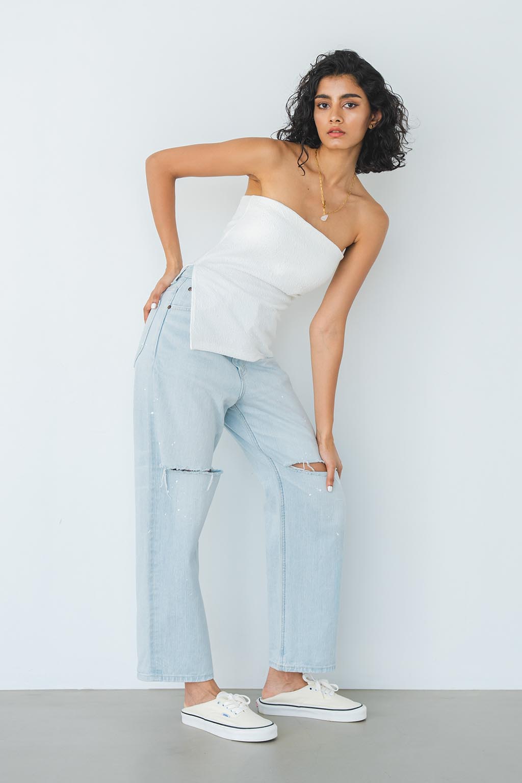 ALEXIA STAM x Lee Straight Denim Pants - ALEXIA STAM