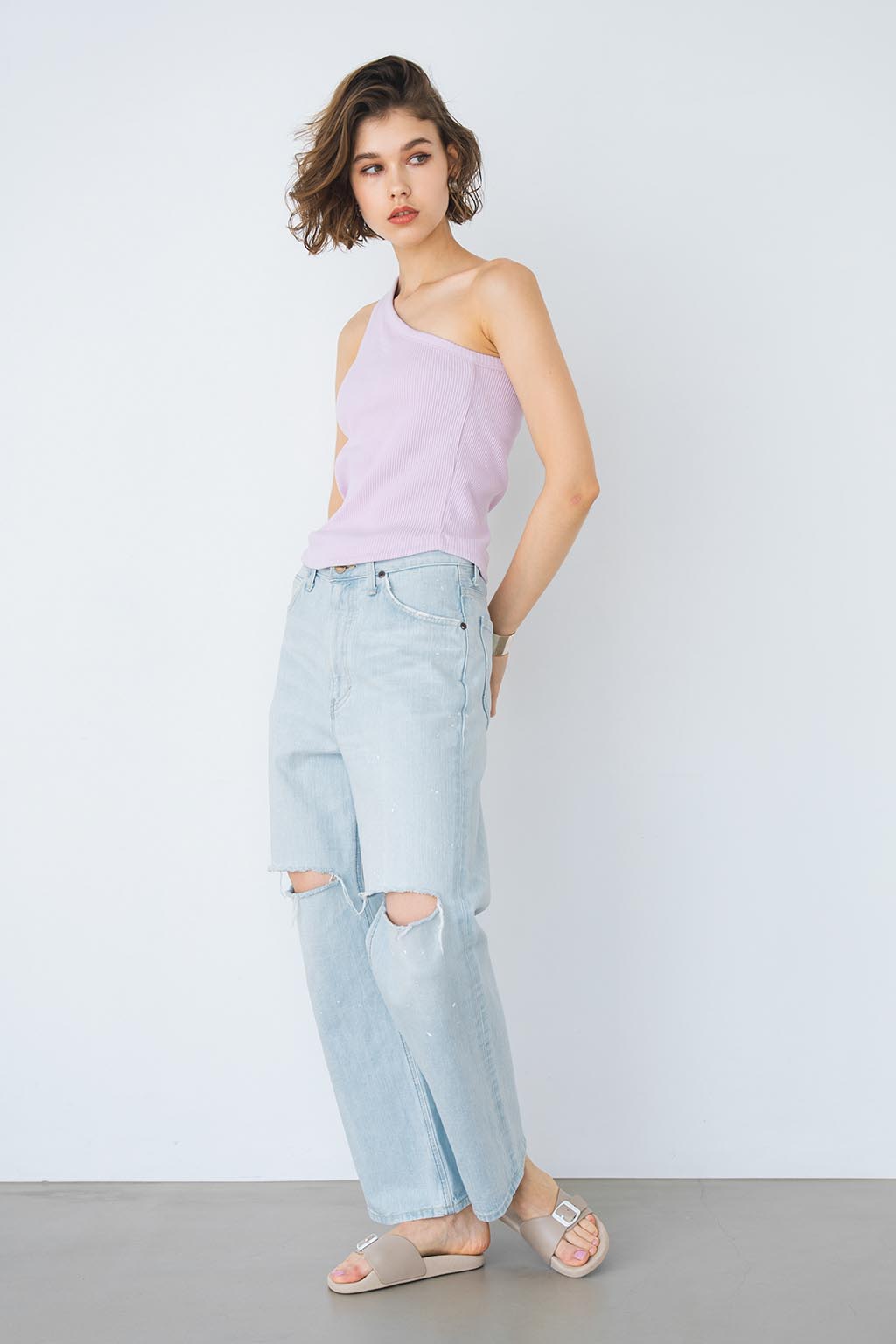 ALEXIA STAM x Lee Straight Denim Pants - ALEXIA STAM