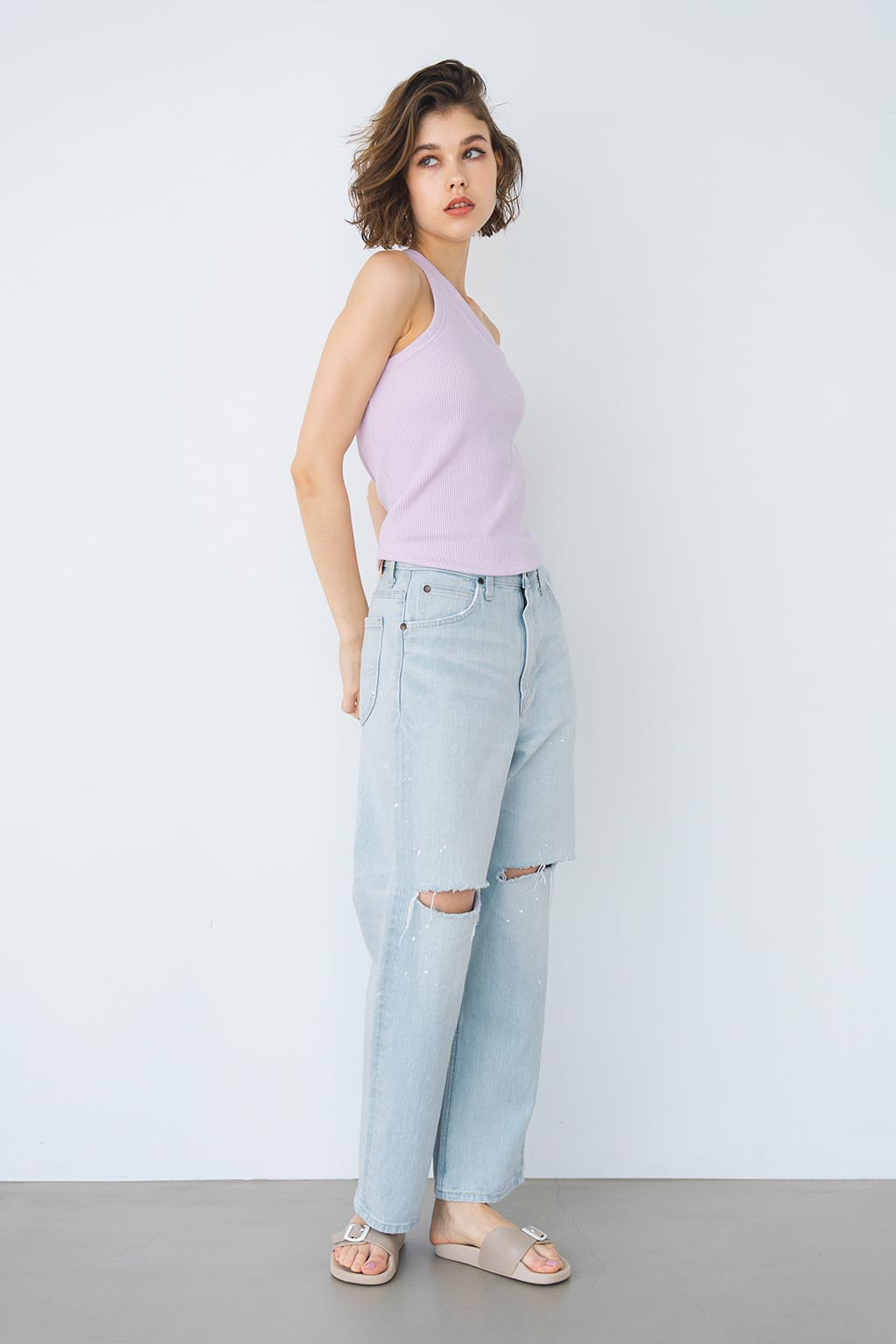 ALEXIA STAM x Lee Straight Denim Pants - ALEXIA STAM