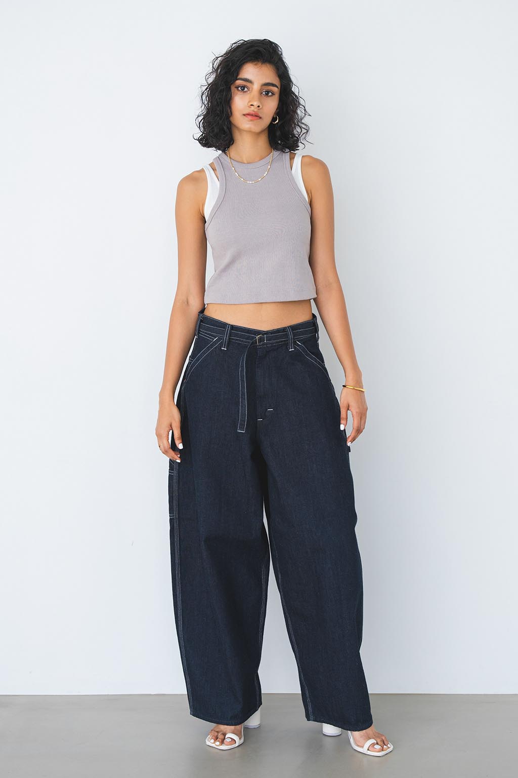 アリシアスタンALEXIA STAM x Lee Wide Painter Pants