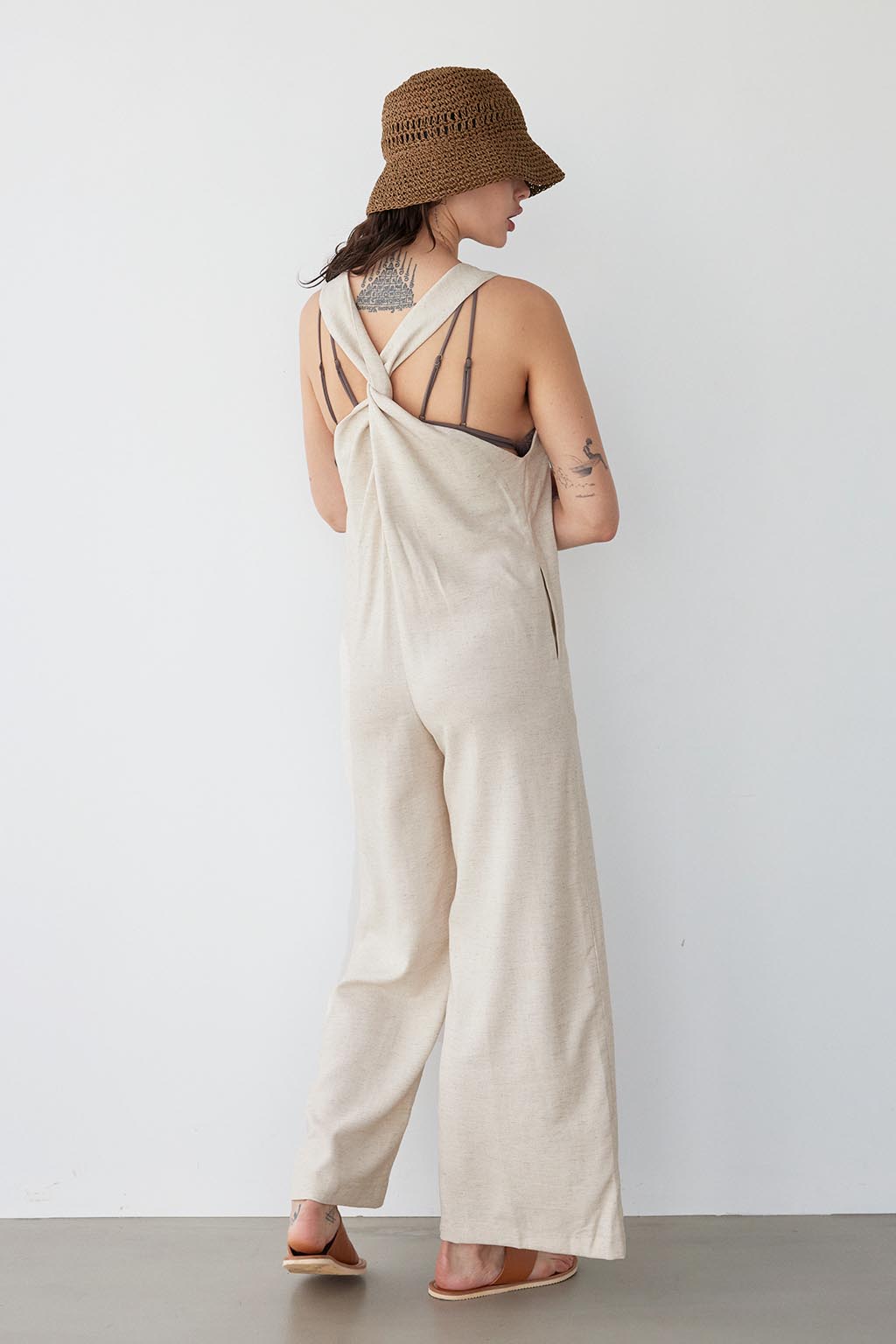 Twist Back Romper