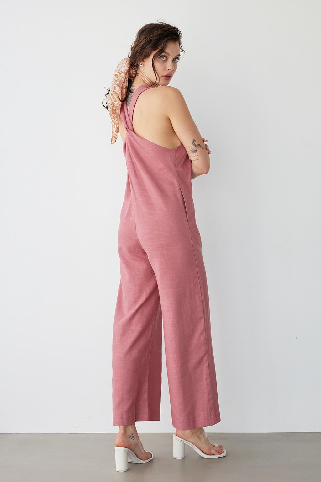 Twist Back Romper