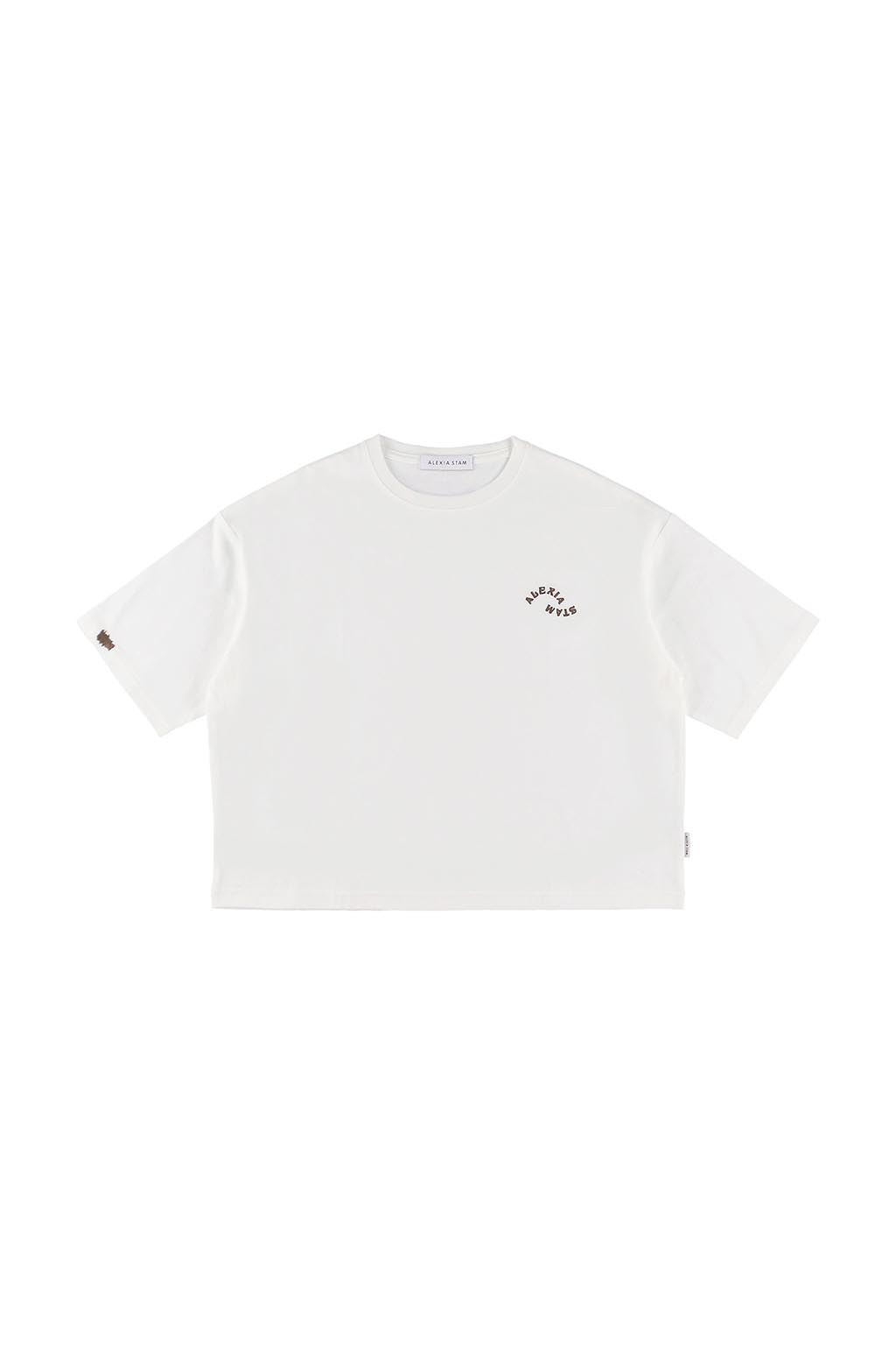 Alexiastam Logo Print Tee White paris-epee.fr