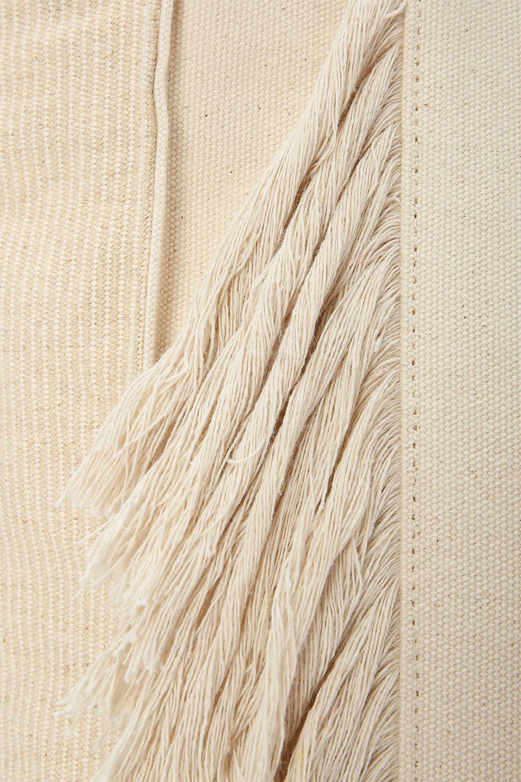 Fringe Rectangle Bag Ivory - ALEXIA STAM