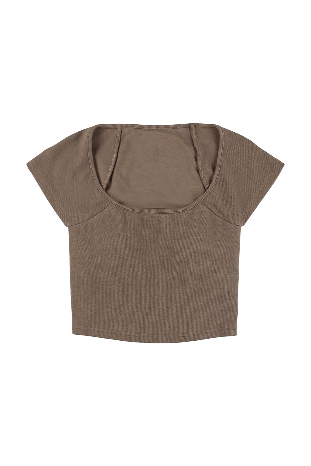 Wellness Rib Square Neck Cropped Top - ALEXIA STAM