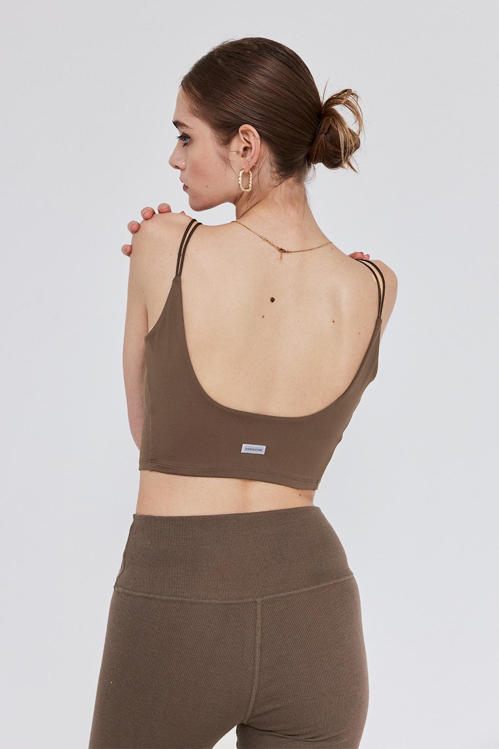 Wellness Spaghetti Strap Cropped Top - ALEXIA STAM