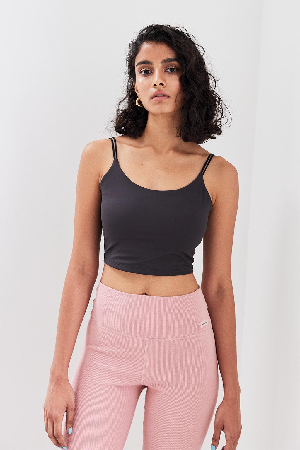 Wellness Spaghetti Strap Cropped Top - ALEXIA STAM