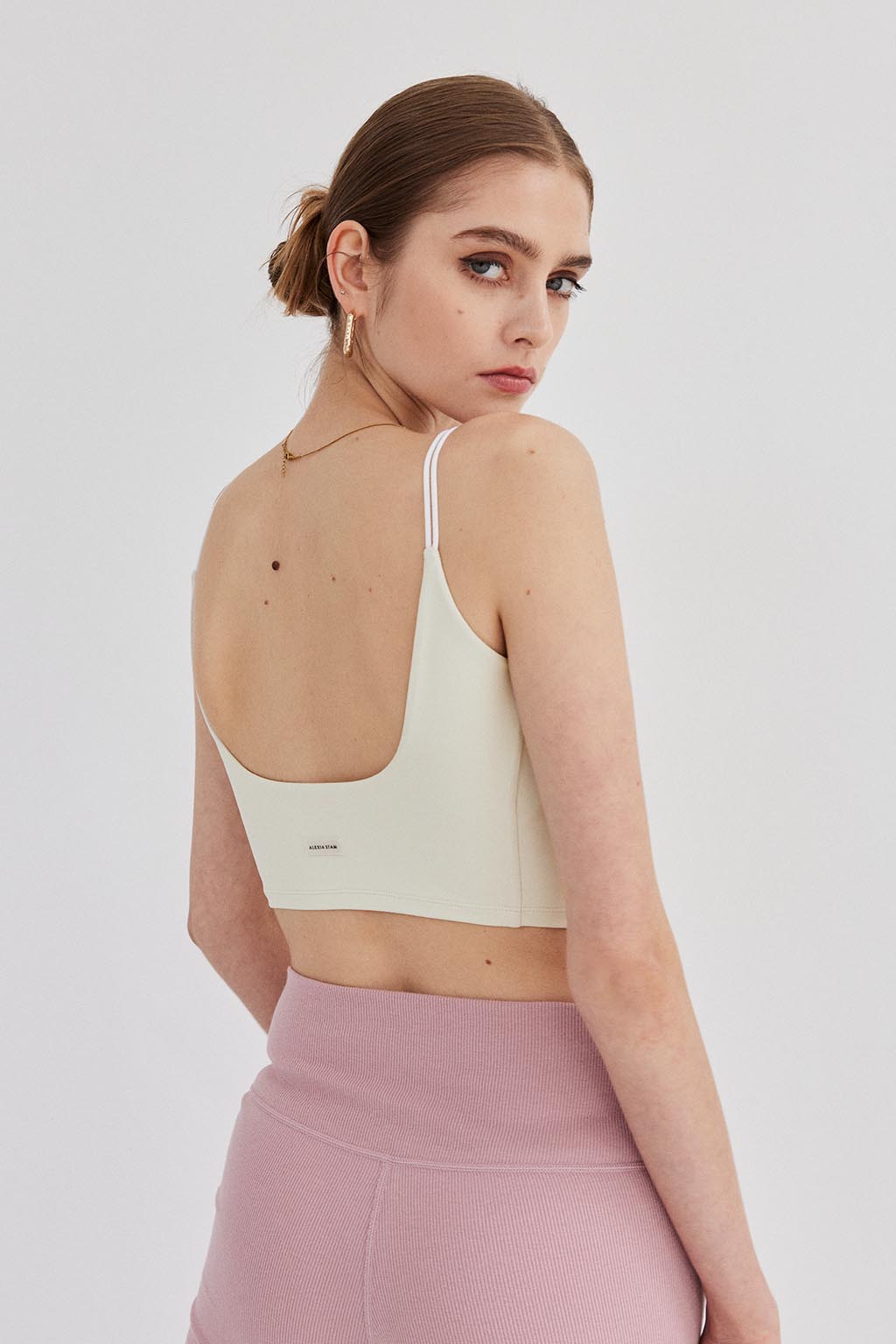 Wellness Spaghetti Strap Cropped Top - ALEXIA STAM