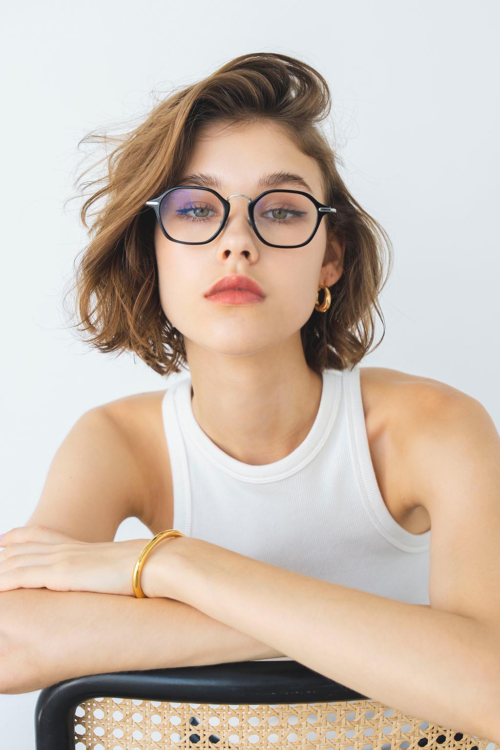 ALEXIA STAM x Re:See Spects Clear-